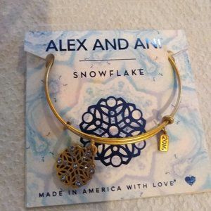 Alex and Ani snowflake bracelet